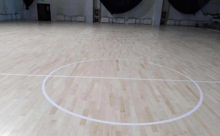 橡膠木乒乓球館木地板結構