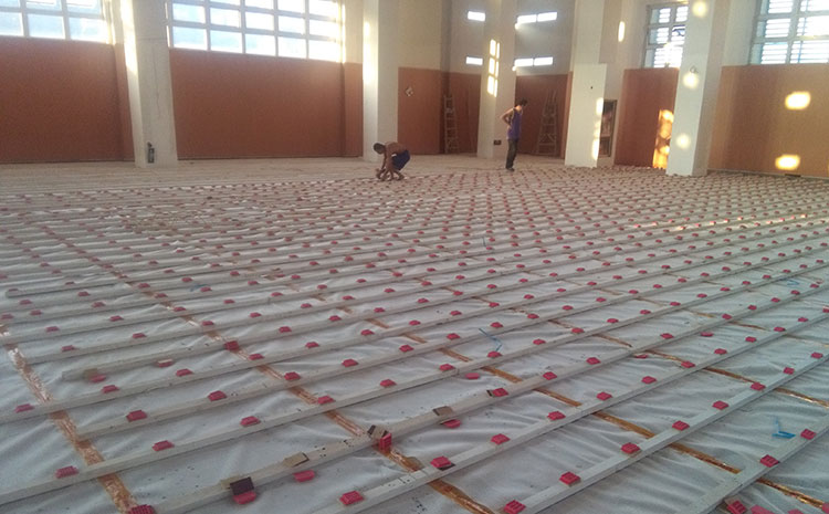 俄勒岡松籃球館木地板生產廠家