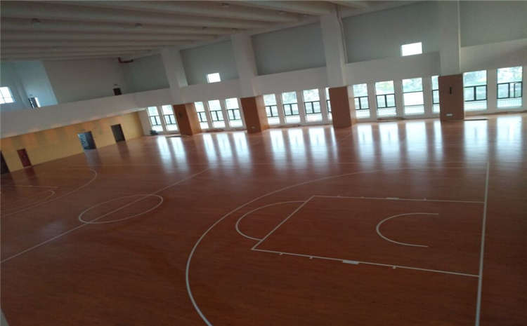 上海企口體育木地板結構